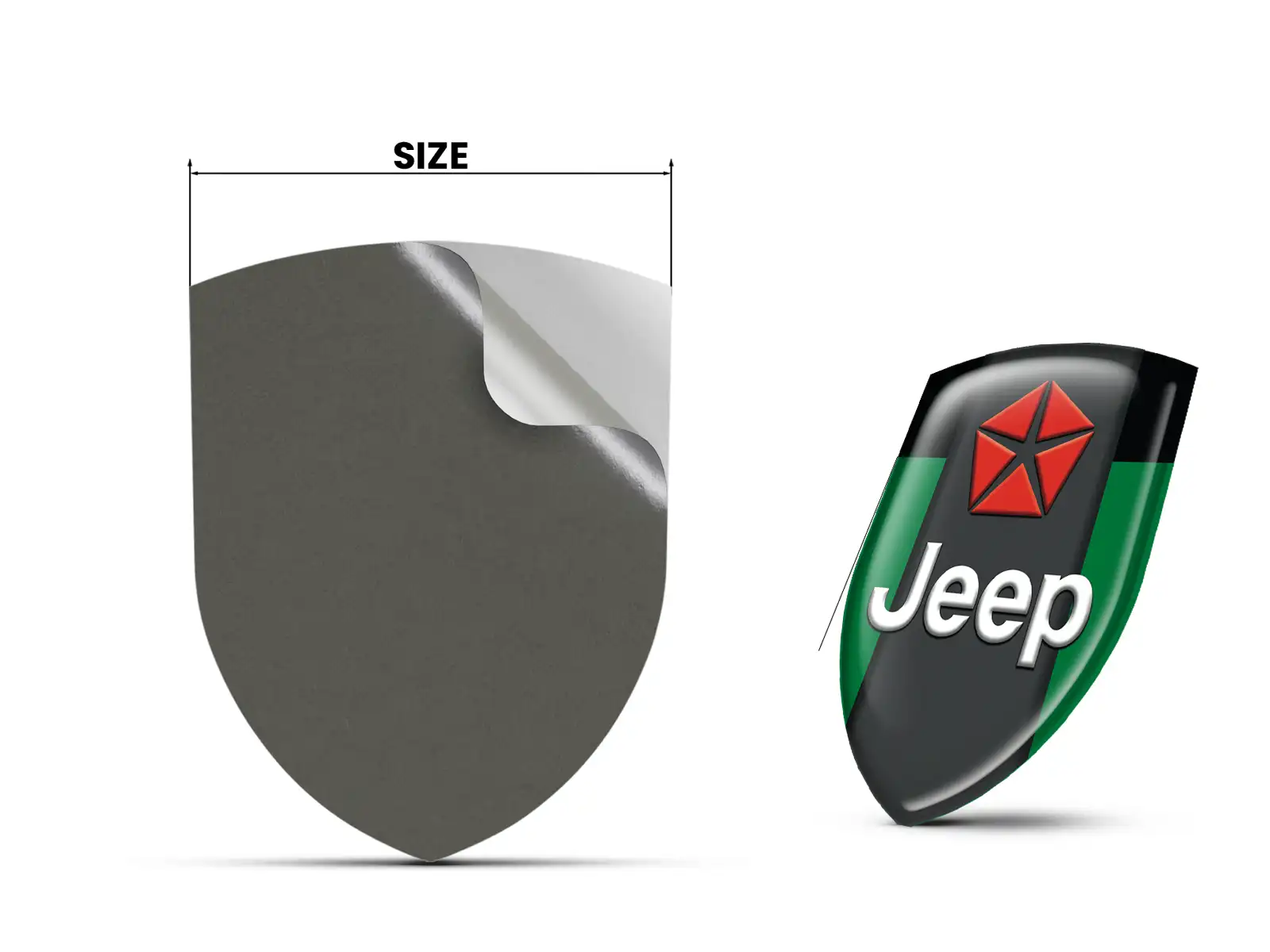 Jeep Sticker Dome Modern Stylish Max Edition Lasting